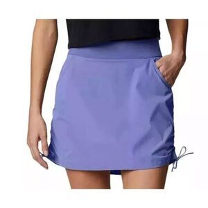 COLUMBIA Skort Size Small Purple Lotus Omni-Shade Pockets Active Fit NWT 50 UPF